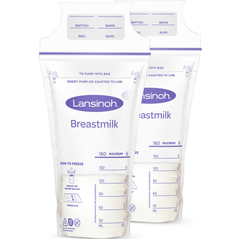 50x sachet de conservation lait maternel 250 ml pré-stérilisé sans