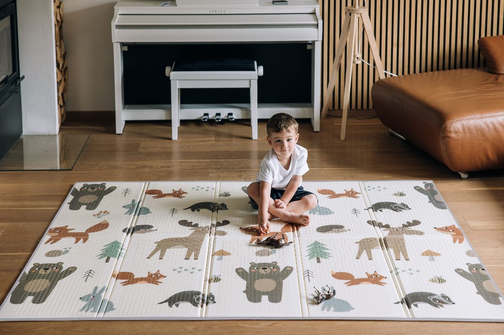 Tapis de jeu pliable FreeON avec bordure Magic Friends