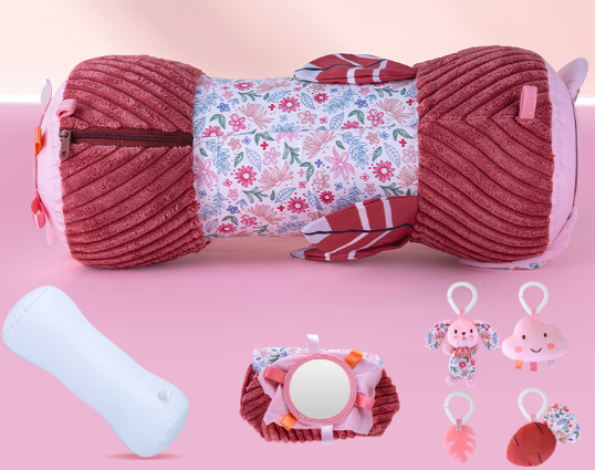 oreiller rampant rose foncé