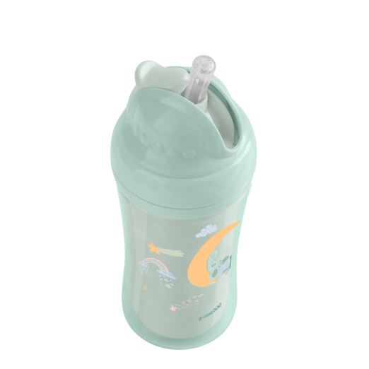 Gourde à Paille Anti-Fuite Touch-Flow 220 ml – 8m+ Moony Kikka Boo