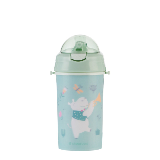 Gourde avec Paille et Sangle 450 ml – 4 ans+ Music Fest Kikka Boo