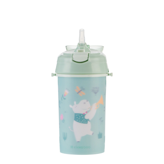 Gourde avec Paille et Sangle 450 ml – 4 ans+ Music Fest Kikka Boo