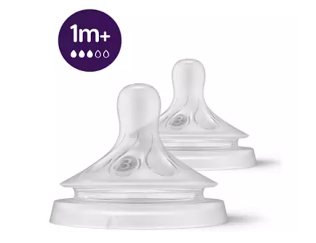 2 Tétines naturelles 1m+ Avent