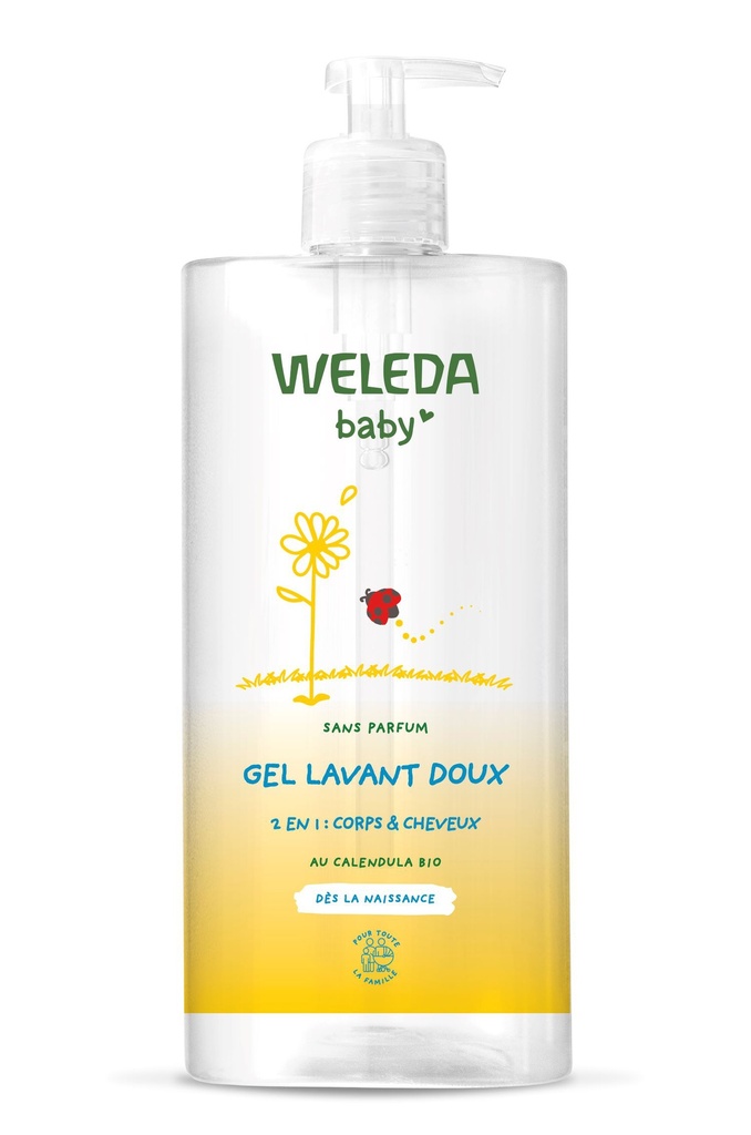 Gel lavant doux Corps & Cheveux 750 ml WELEDA