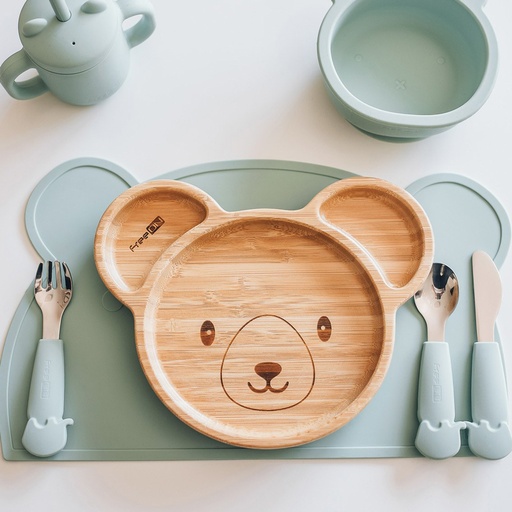 Assiette en Bambou forme d'animaux FreeOn