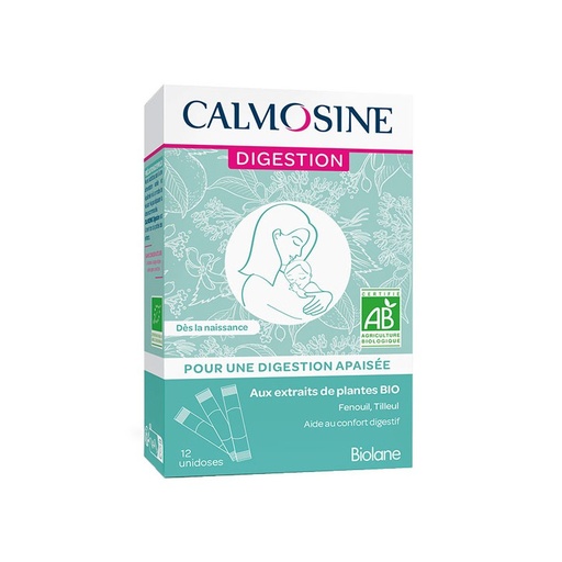 [BIOLANE] Calmosine Boisson Apaisante Aux Extraits Naturels De Plantes, 12 Dosettes De 5 Ml