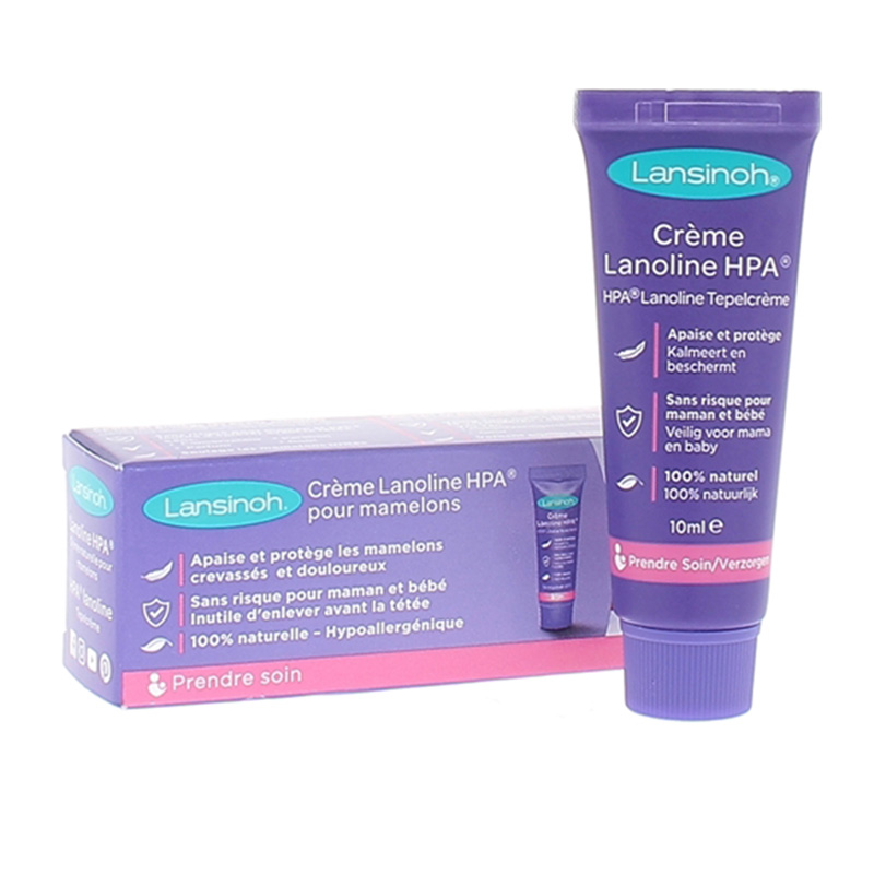 Accessoires allaitement Lansinoh Crème de soin 100% Lanoline 10 ml