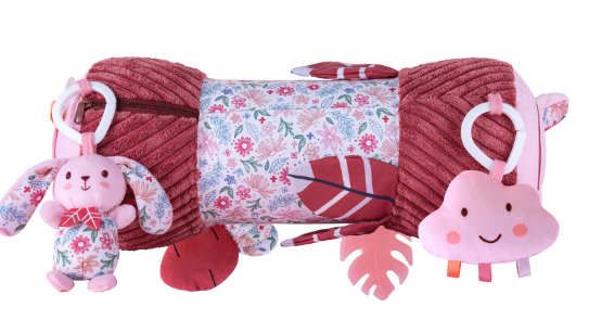 oreiller rampant rose foncé