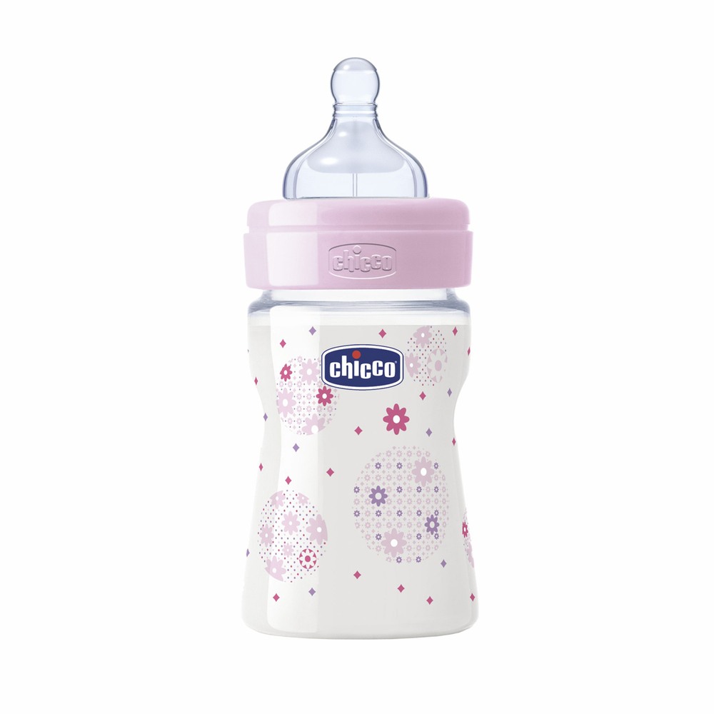 BIBERON CHICCO GIRL 150ML NORMAL SILICONE CL2WB PP 
