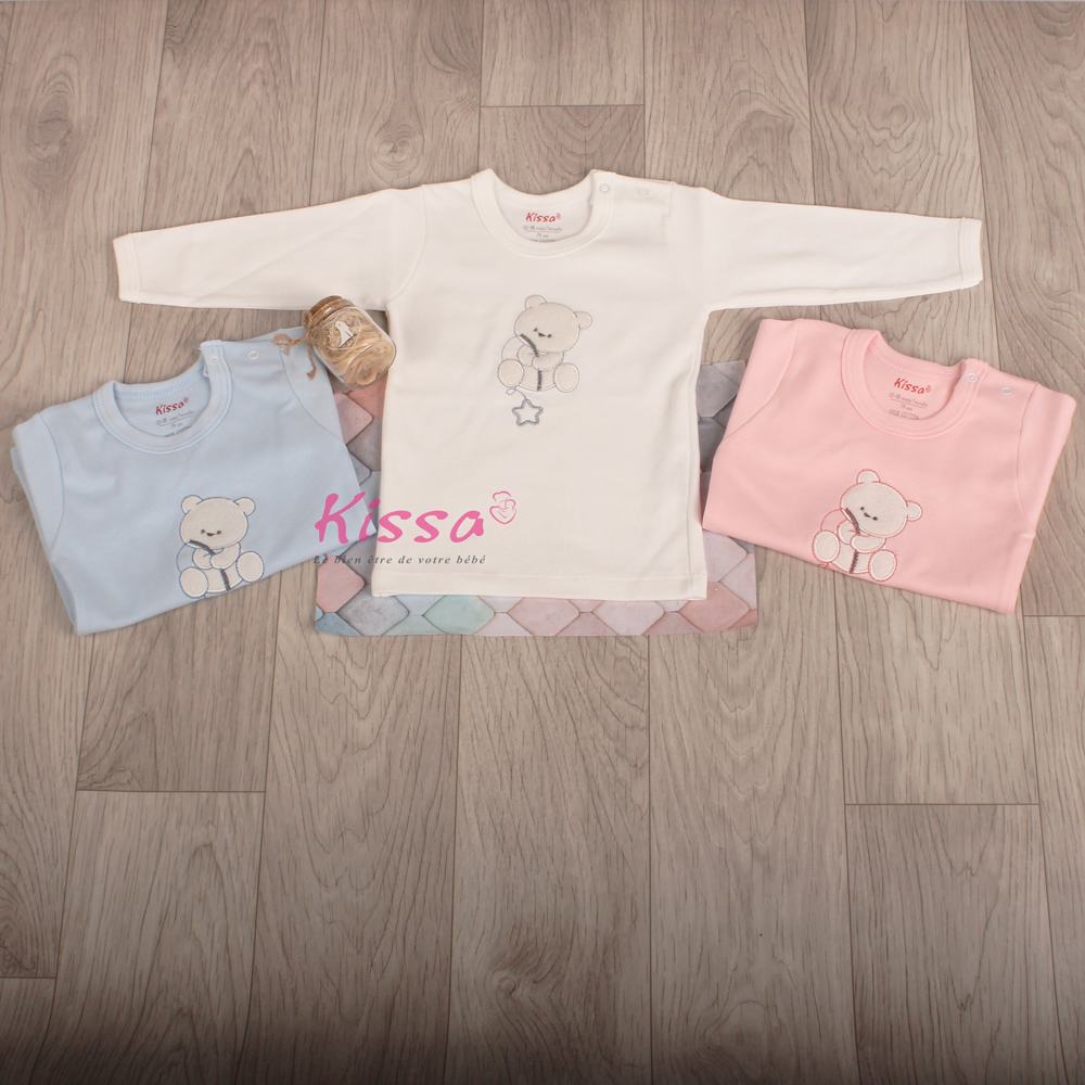 TEE SHIRT MANCHE LONGUE KISSA BRL02+