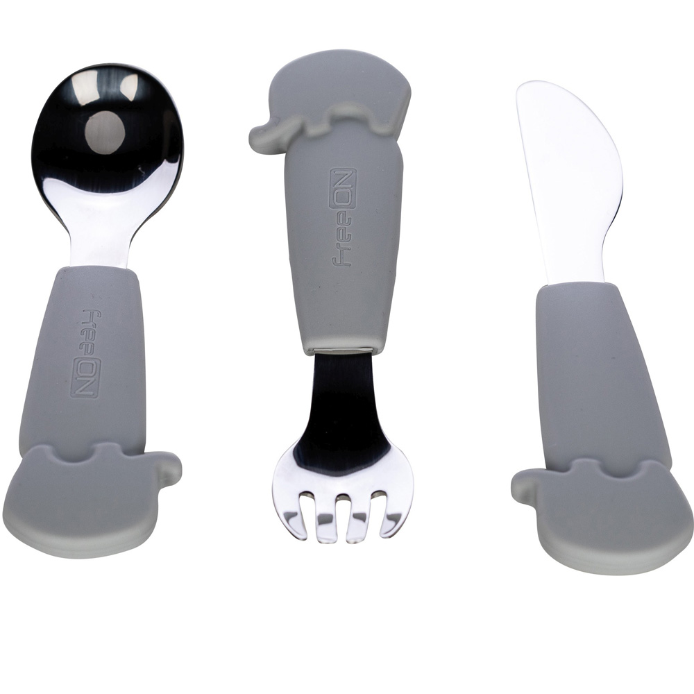 Cuillère+ fourchette et couteau en Acier inoxydable FreeOn