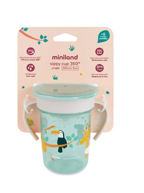 Tasse  d'apprentissage  jungle 360  Miniland
