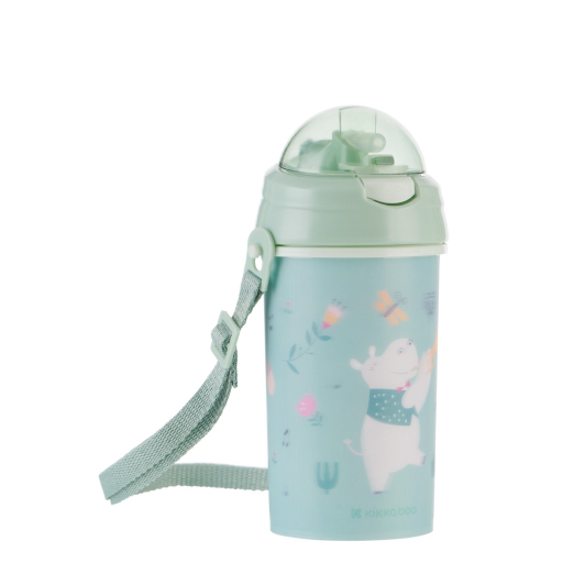Gourde avec Paille et Sangle 450 ml – 4 ans+ Music Fest Kikka Boo