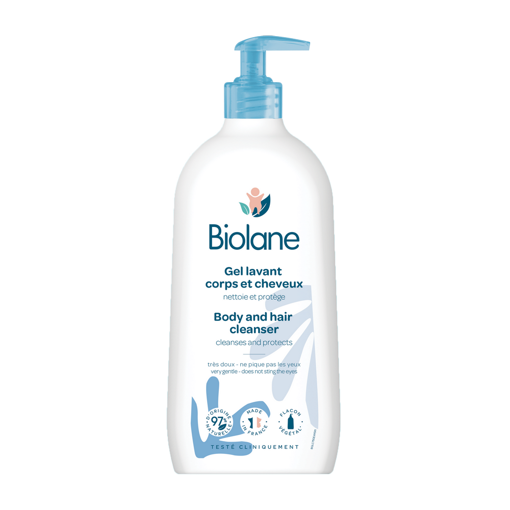 Gel lavant corps et cheveux BIOLANE 350ml
