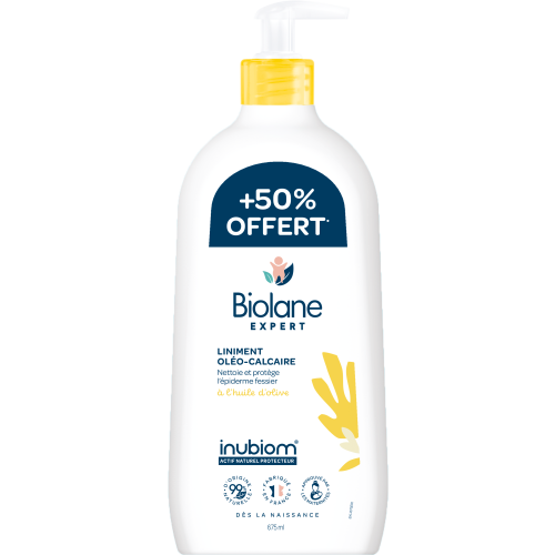 Liniment oléo-calcaire à l'huile d'olive BIOLANE 675ml
