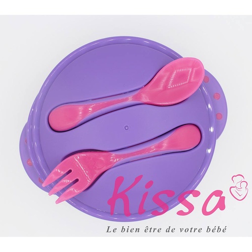 [SKHL1] ASSIETTE+FOURCHETTE+CUILLERE KIDS HAVEN 