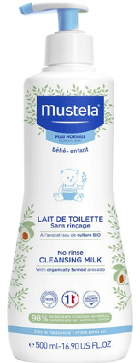 [3953742] Mustela Lait de toilette sans rinçage - 500ml Mustela