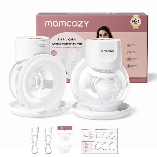 [X002HWSO6J] Tire lait électrique portable double Momcozy S12 Pro QUICK