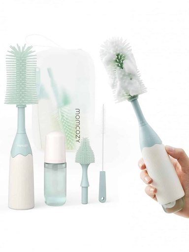 [LS002] kit de brosses moussantes et nettoyantes à biberons MOMCOZY